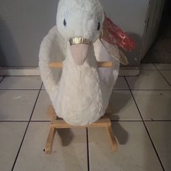 Swan rocking horse