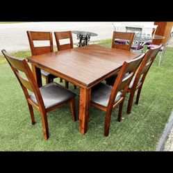 Dining Table with six chairs