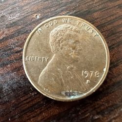 1978 filled d penny Error