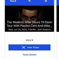 The Weeknd Tickets 