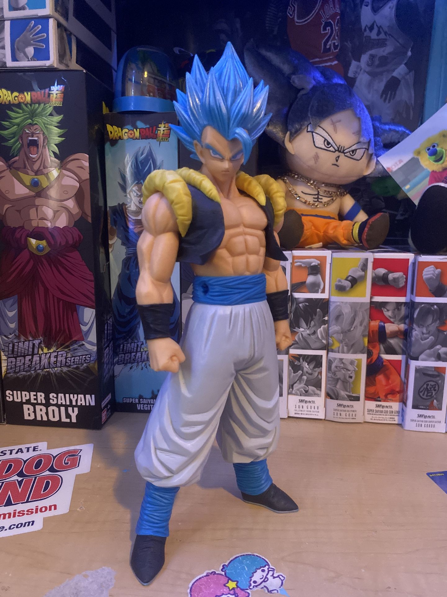 Gogeta Blue Statue