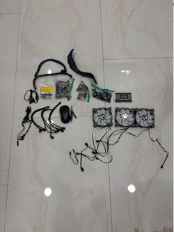 PC Building Parts Bundle – Lian Li Fans, PSU Cables, PC Accessories & More