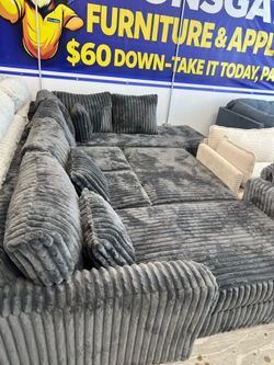 Stunning cozy nice Sectional!