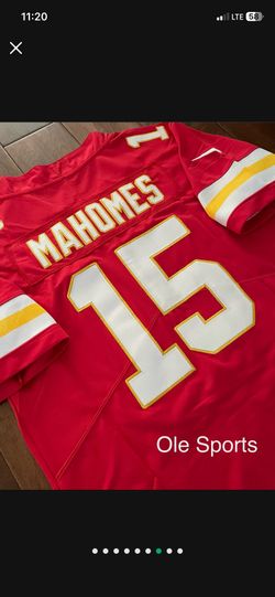 Mahomes Chiefs Red White Men Jersey