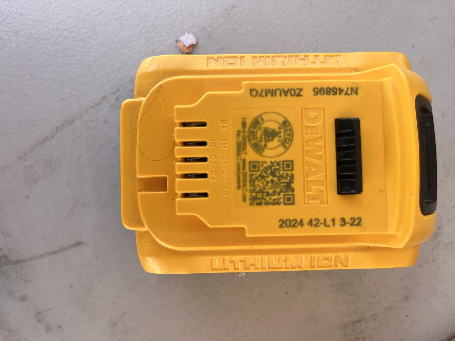 Dewalt 20v 5.0 Ah Battery