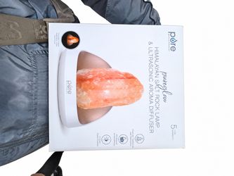 Pure Enrichment PureGlow Himalayan Salt Rock Lamp & Ultrasonic Aroma Diffuser