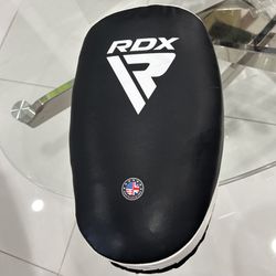 RDX Thai Pads for Kickboxing Muay Thai with Solid Handle Grip, Maya Hide Leather Curved Strike Shield for Boxing MMA Taekwondo Martial Arts, Training 