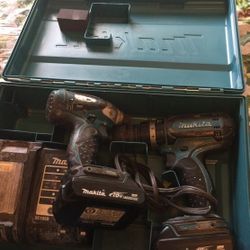 Makita impact and hammer drill.