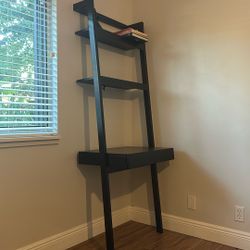 Crate And Barrel Wood Shelf/Vanity