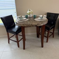 High Top table and chairs set