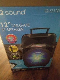IqSound 12" bt speaker rechargeable