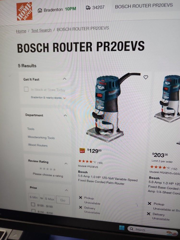ROUTER BOSCH PR20EVS  ELECTRIC HAVE CASE