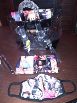 Michelle Obama backpack with Wallet and Mask