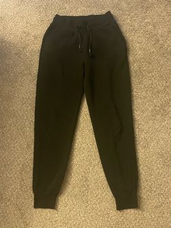 Black Jogger Sweatpants with Drawstring