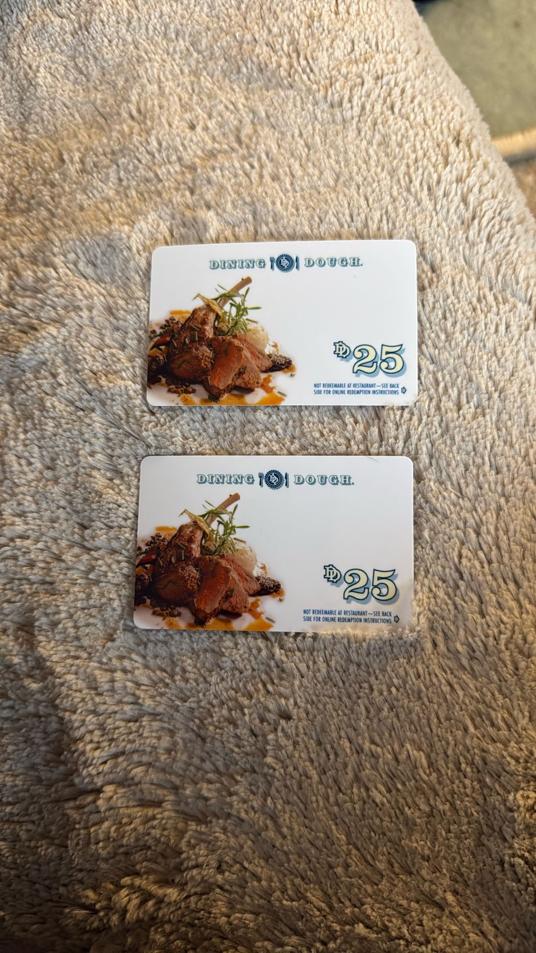 Dining Dough Gift Certificates