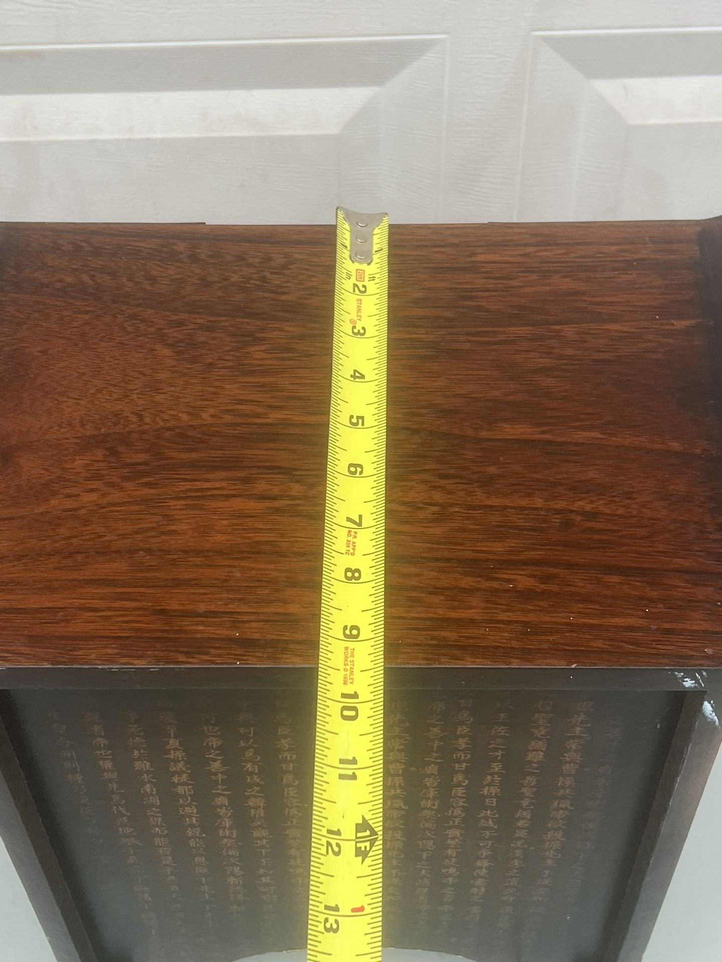 Asian Korea Wooden Brass Eleven Drawer Apothecary Chest/ Jewelry Trinket Box. Used in good condition with minor cosmetic blemishes. These blemishes ar