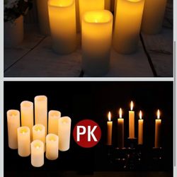 Flameless Candles Led Candles Pack of 9