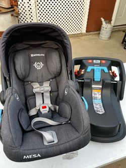 Uppababy Mesa Infant Car seat and base merino wool Jordan