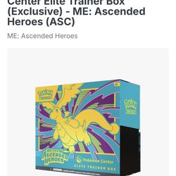 Pokemon Center Ascended Heroes ETB