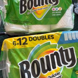 Bounty Paper Towel 6 = 12 Double Roll