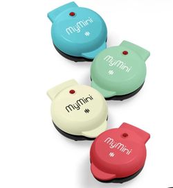 Mymini Deluxe Value Box Set; Includes Waffle Maker, Griddle, Donut Maker, and Om
