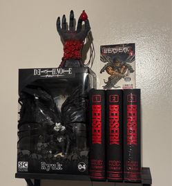Berserk Deluxe edition books plus figure