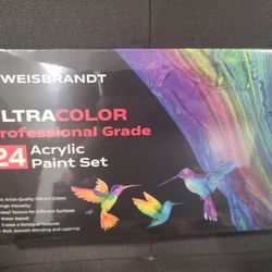 Acrylic Paint Set Stretched Canvas