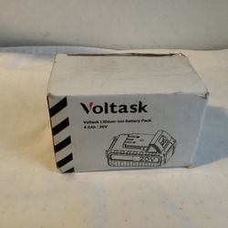 VOLTASK ZDBP(contact info removed)1 LITHIUM-ION BATTERY PACK 4.0AH 20V NBML-B-20-4 - ORANGE