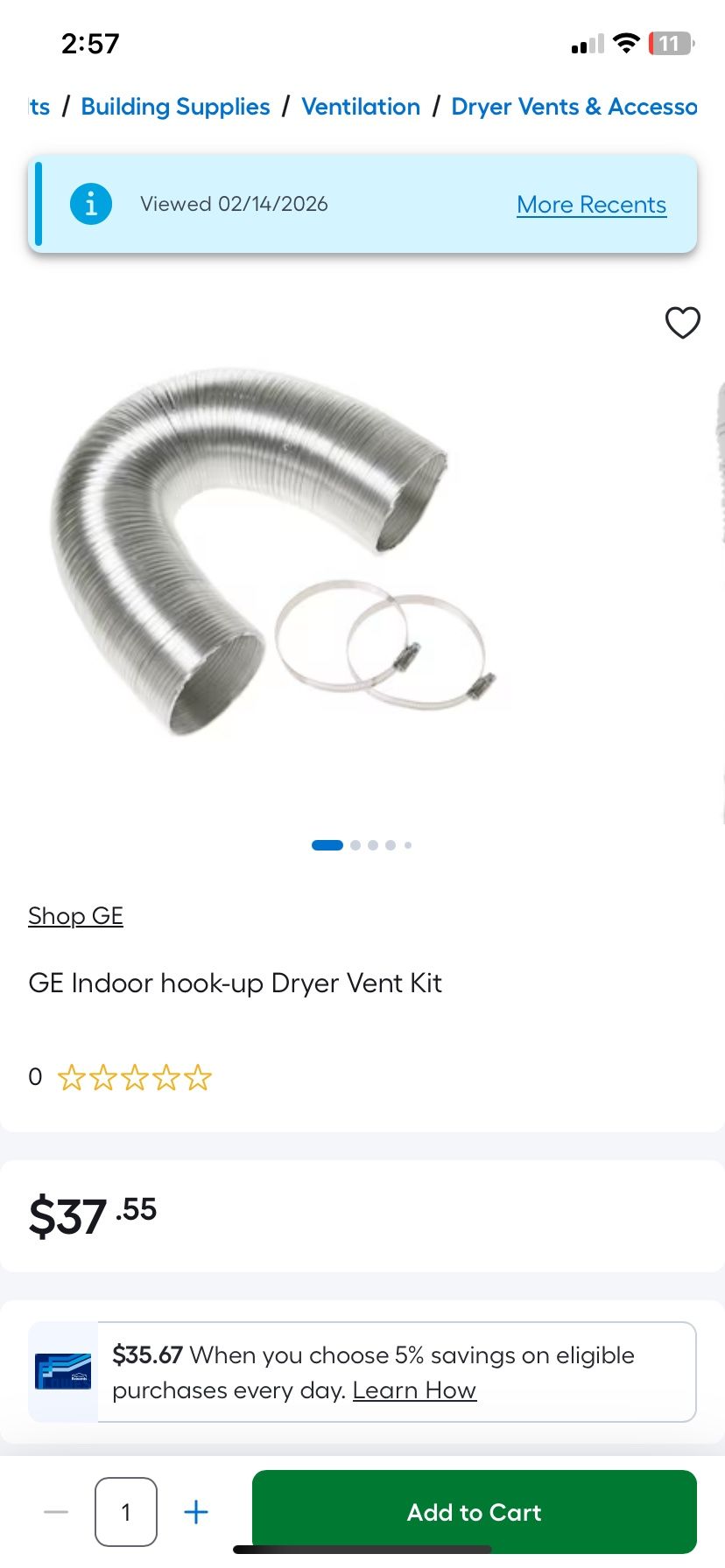 Ge Dryer Vent Kit