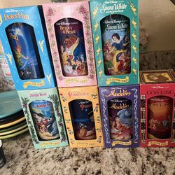 7 New In Box Disney Tumblers