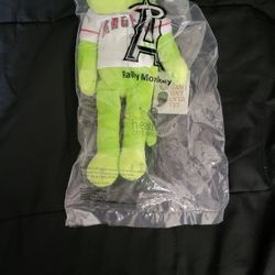 Green Anaheim Angels Rally Monkey. New