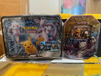 Pokemon Mewtwo & Armored Mewtwo Tin Sealed