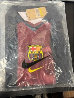 FC Barcelona Retro Style Soccer Jersey Football