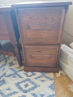 Free wood file cabinet