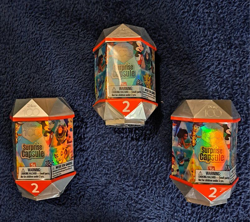 Disney 100 Surprise Capsules (mystery Boxes)