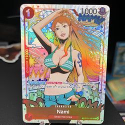 One Piece TCG Nami Treasure Rare