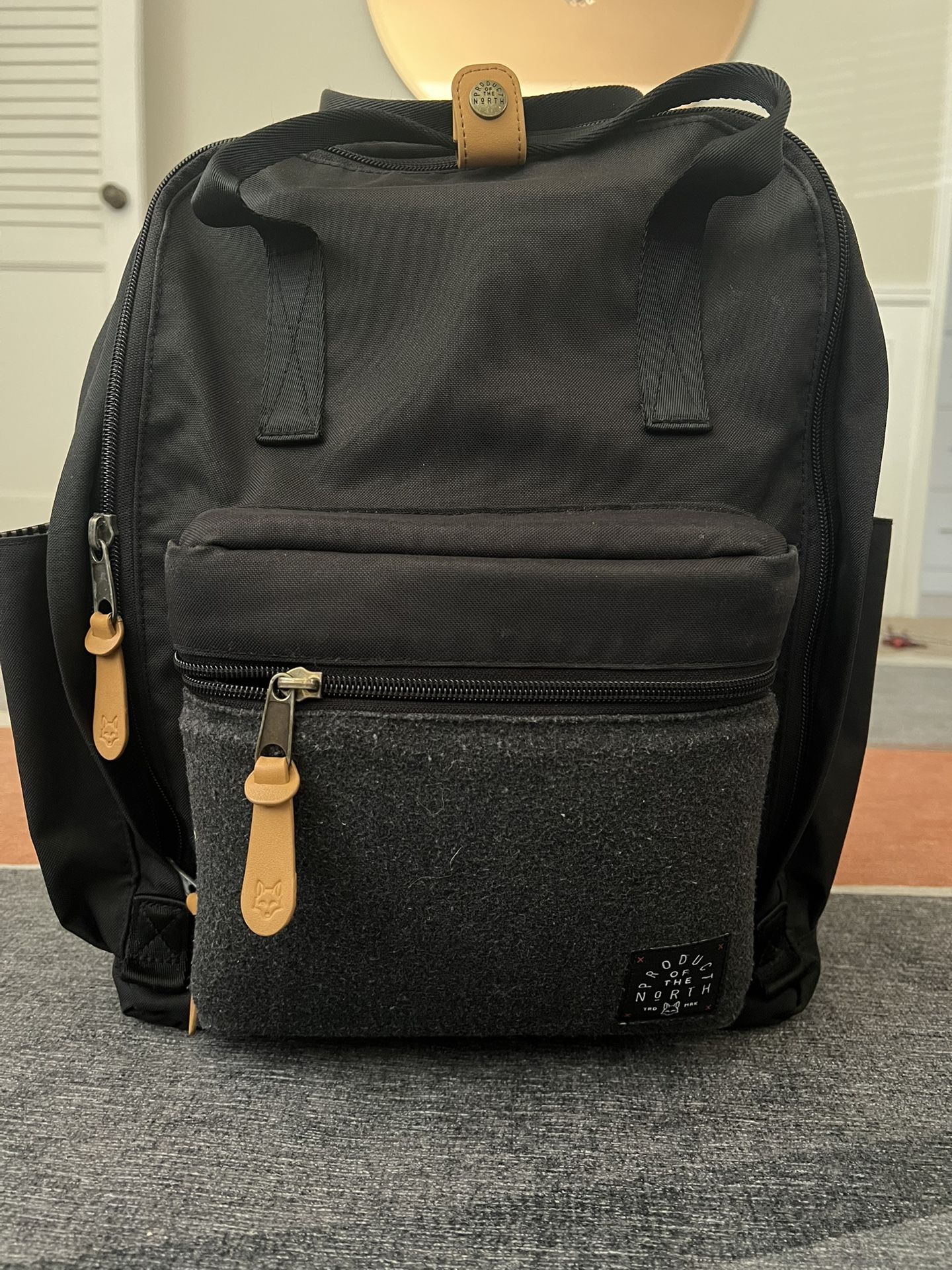 Unisex Diaper Bag With Changing Mat