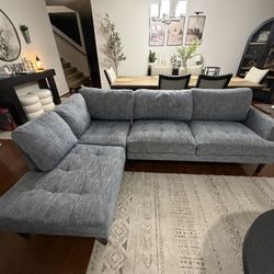 Small Gray/bluish Sectional 