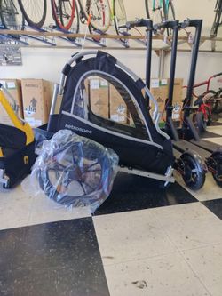 new Retrospec Rover kids bike trailer