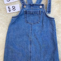 Jean Dress Overall 3T