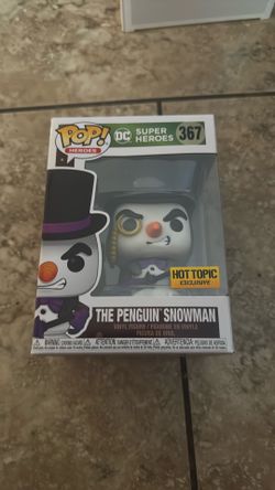 Funko Pop! DC Super Heroes The Penguin Snowman #367 Hot Topic Exclusive – Mint in Box
