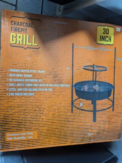 Fire pit grill