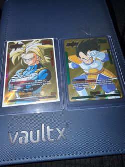 Dragon ball super card game fusion world fb10 manga booster 1 & 2 gold/silver leaders alt art goku frieza trunks vegeta