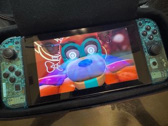 Nintendo switch - clear blue