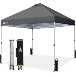 10x10 Pop Up Canopy - Beach Tent with One Push Setup