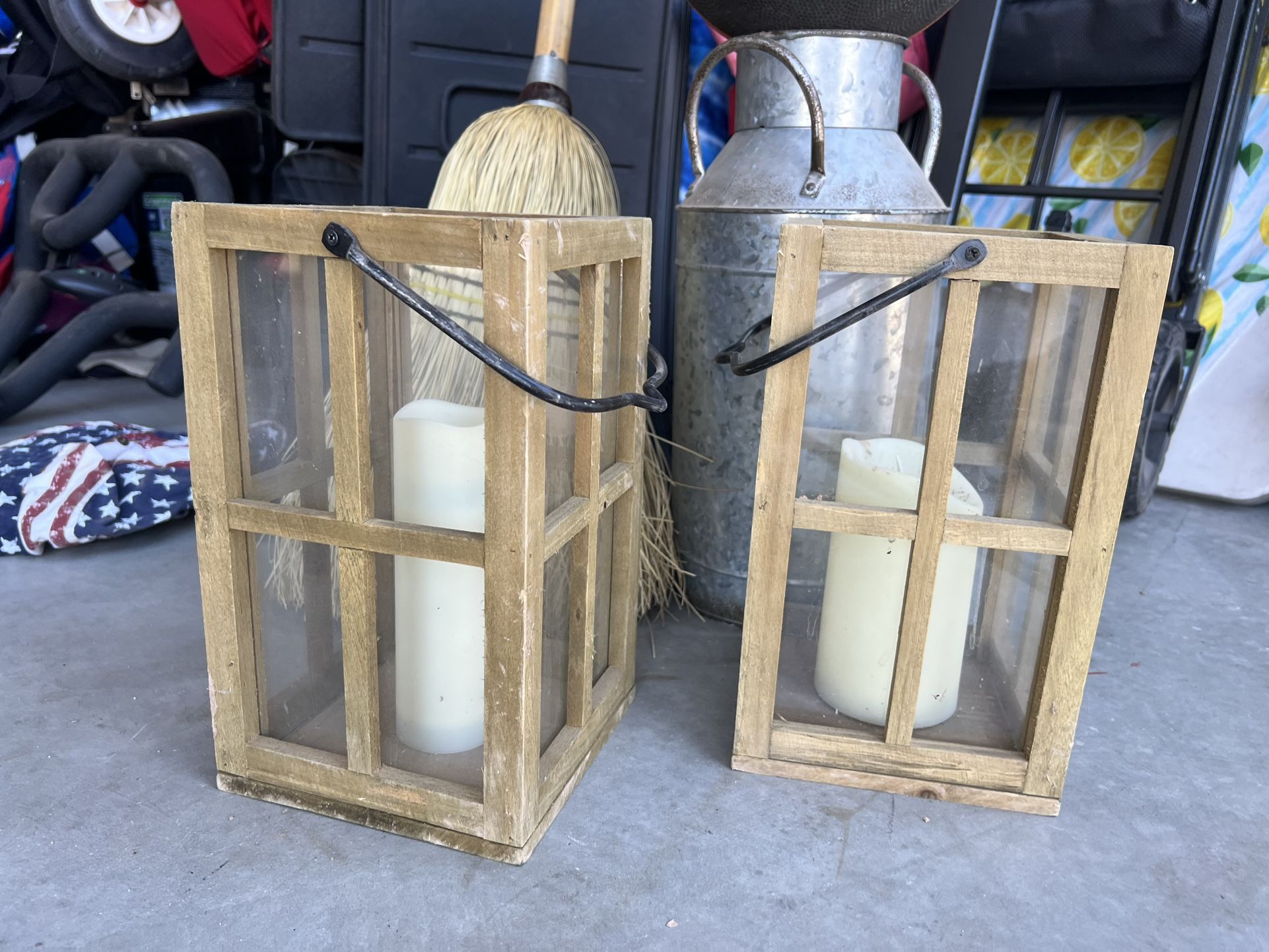 Wood Lanterns