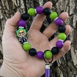 Bettlejuice Wristlet Keychain 