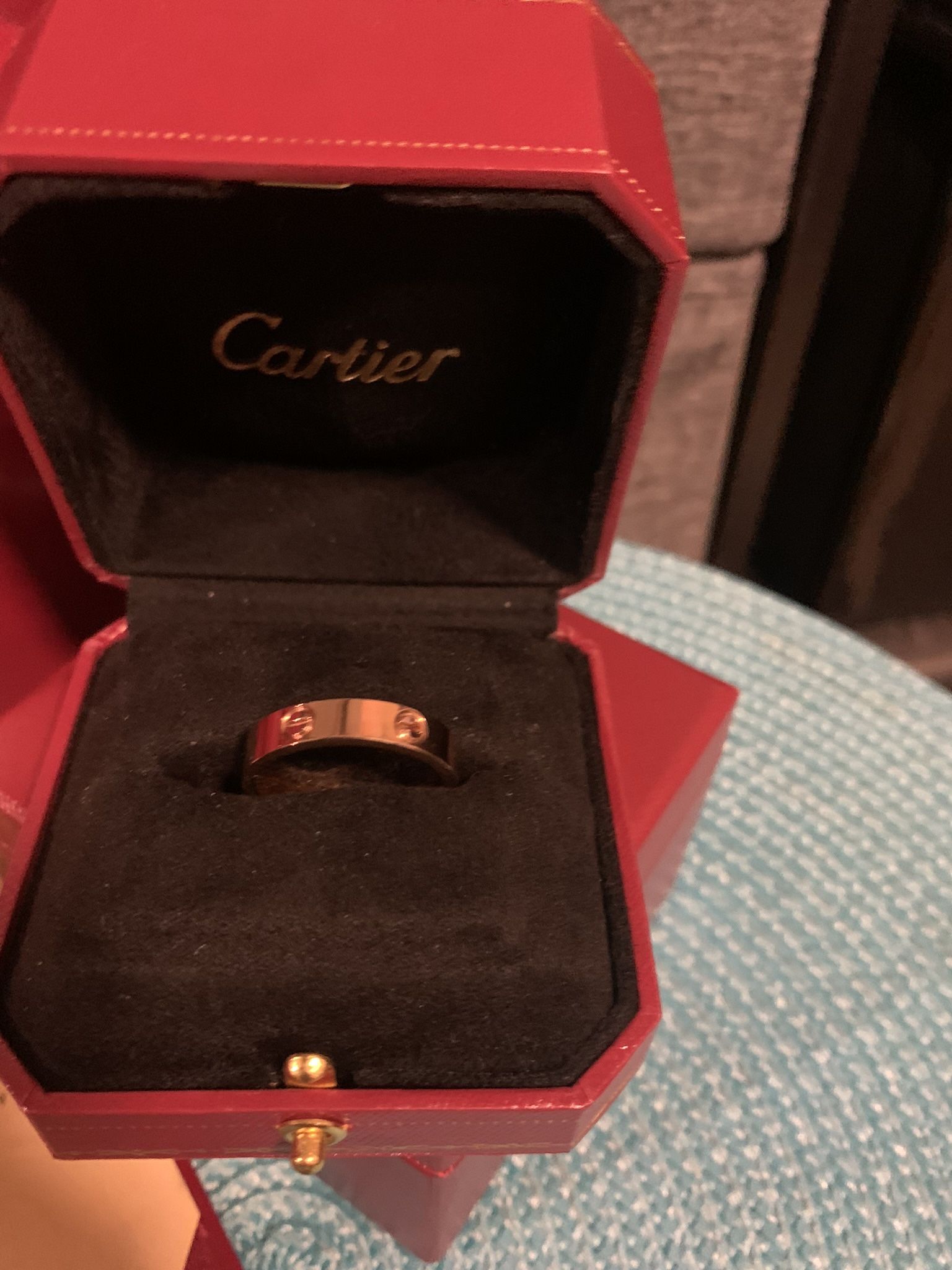 18 Kt Rose 🌹 Gold 💗 Love Ring!!