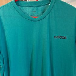 Men’s Adidas Teal Climate Tshirt Size Large