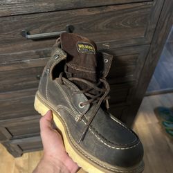 Wolverine Durashocks Boots Sz 12M Water Slip Resistant Leather